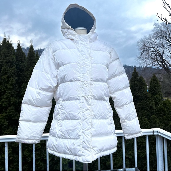 Vintage Y2K | Down Filled Warm White Puffer Coat | GAP | Woman’s Large - Picture 12 of 13